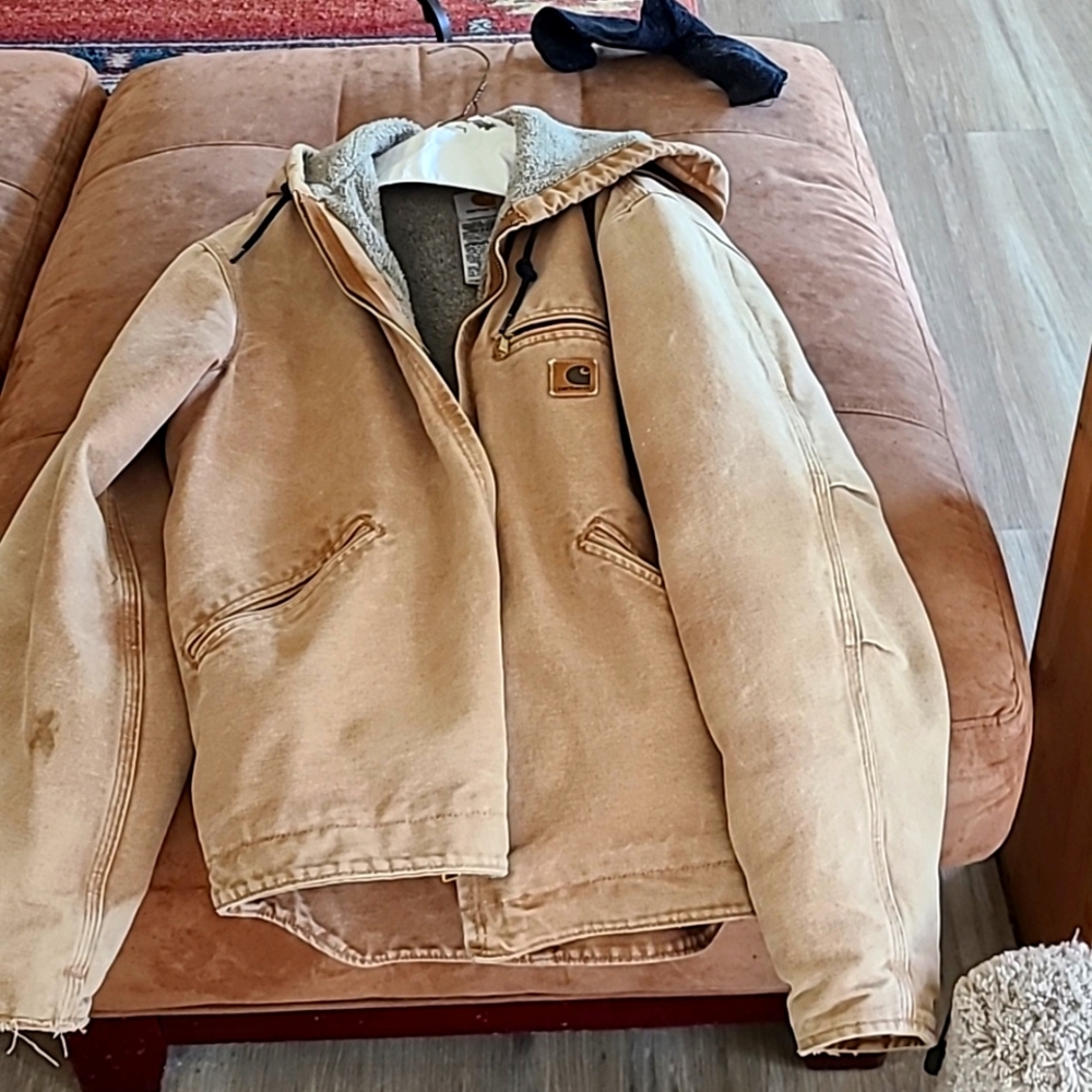 Tan Carhartt Jacket Size Small